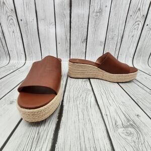 J. Crew Leather Espadrille Slip On